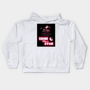 Shine Like A Star - Aries Kids Hoodie